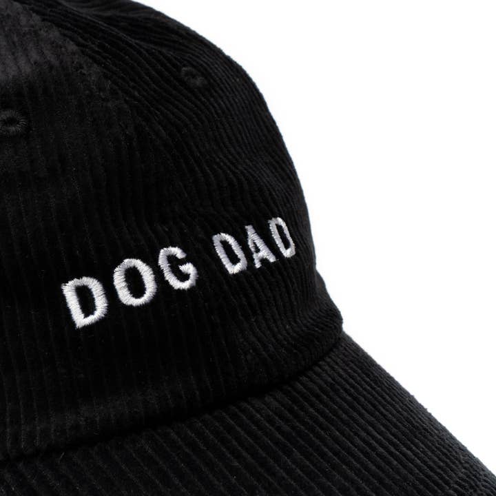 Lucy & Co. - Venta al por mayor Gorra de béisbol - Hombre - Gorra negra de pana para papá perro2