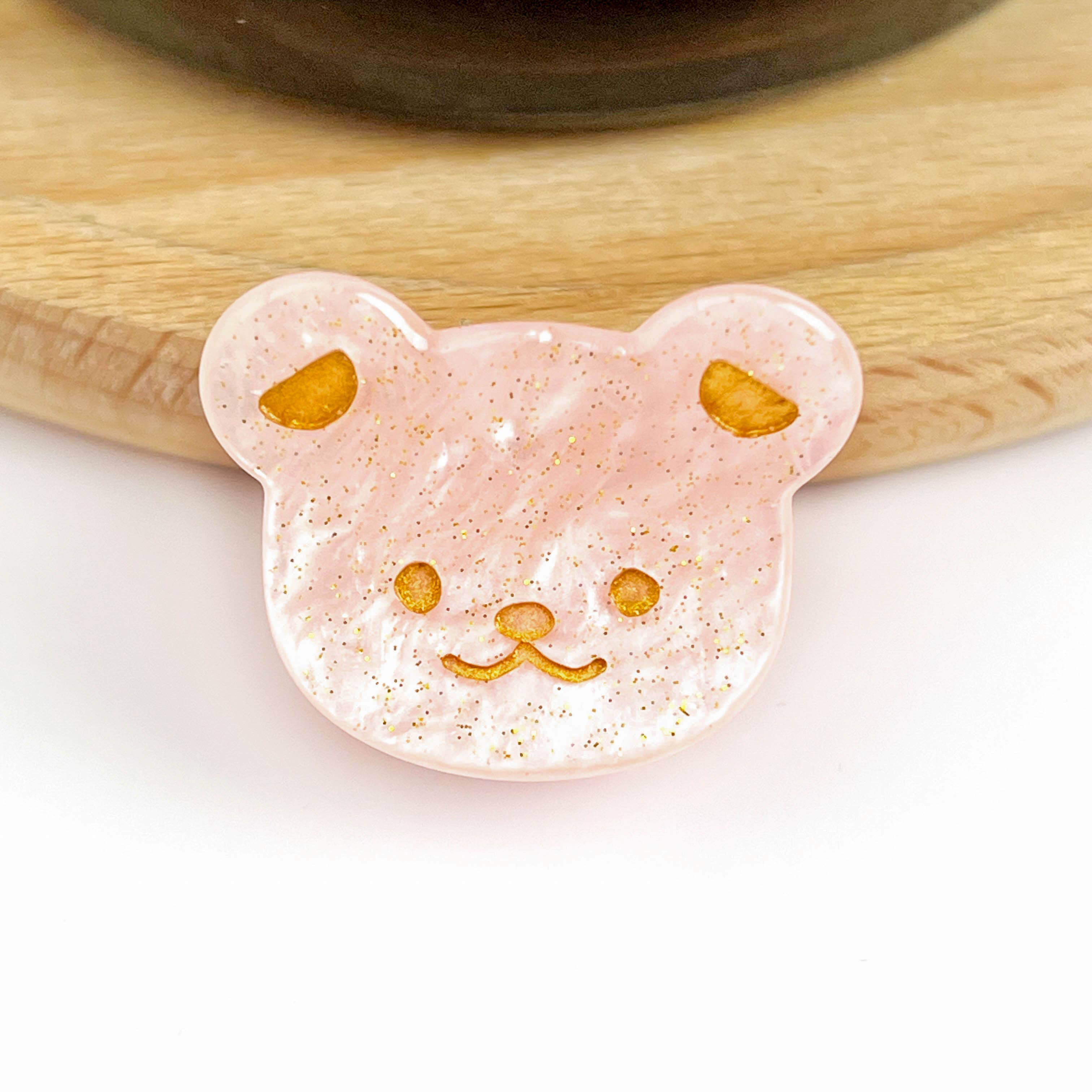 TheDivaSoap - Wholesale Hair Clip - Kids - Cute Bear Head Mini Claw Clip, Acetate Children's Hair Clip5
