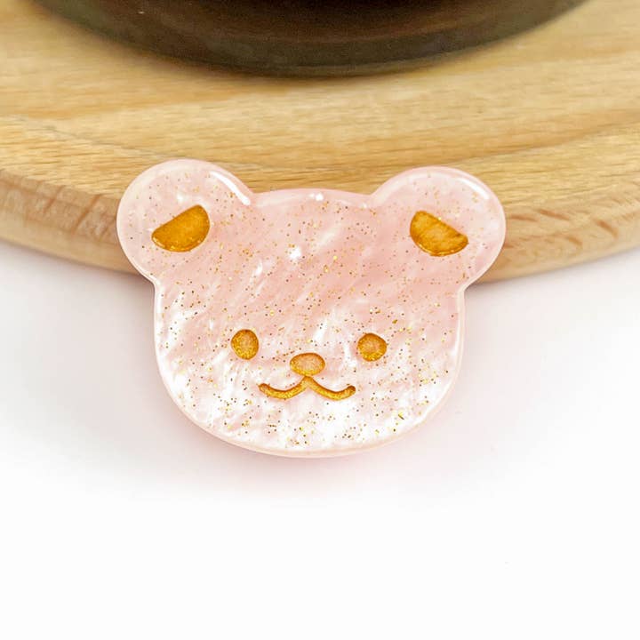 TheDivaSoap - Wholesale Hair Clip - Kids - Cute Bear Head Mini Claw Clip, Acetate Children's Hair Clip7