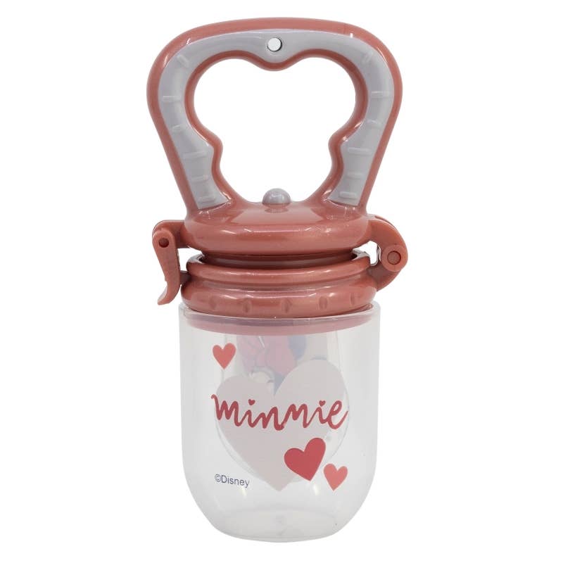 Stor - Wholesale Feeding Set - Baby - Minnie Mouse Heart Full Anti-Choke Feeder Stor1