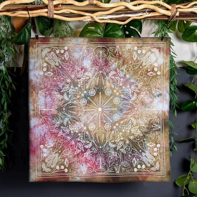 Blumen Sollen Wachsen Bandana | Eisgefärbt für den Großhandel von Variegate Design