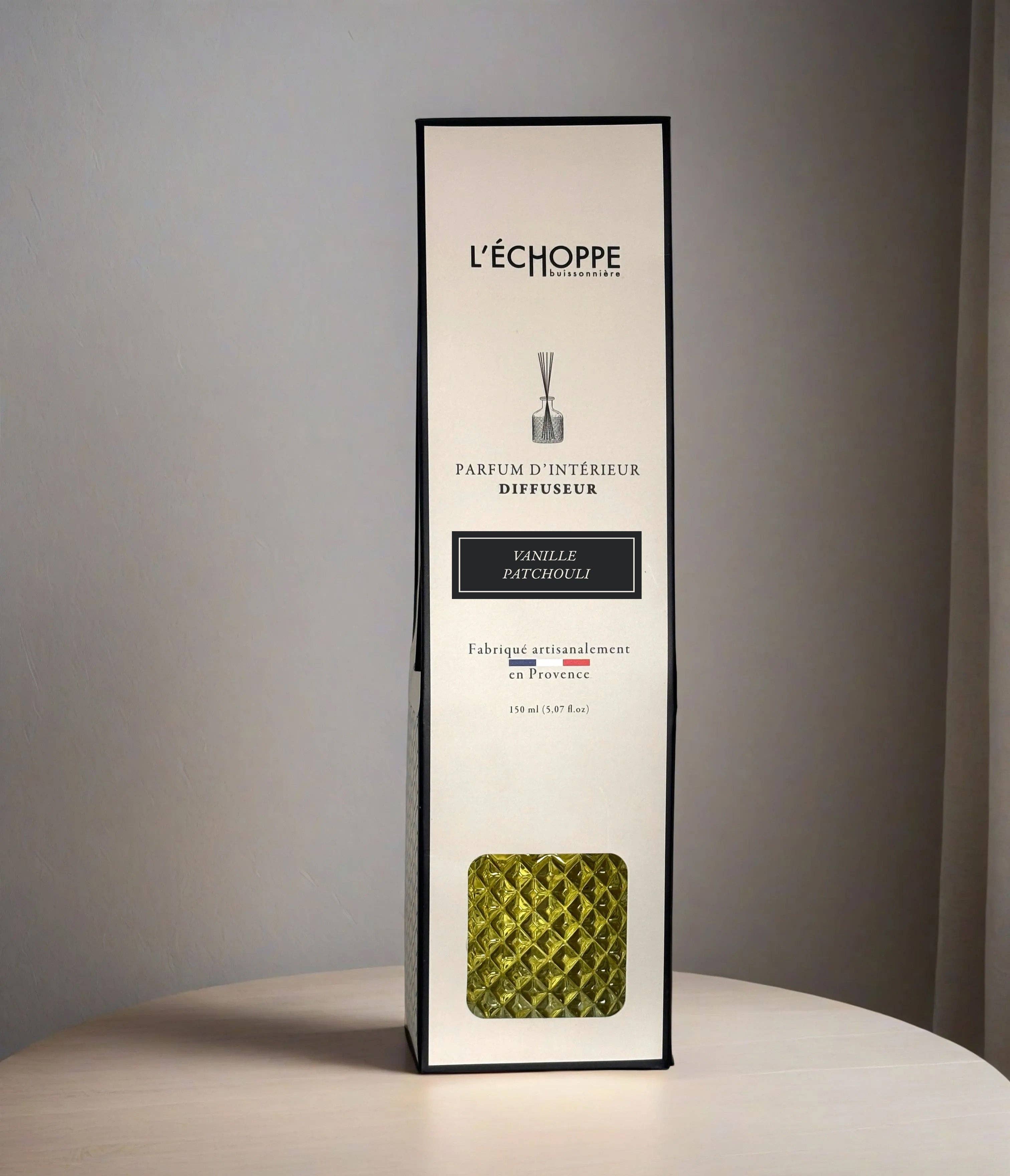 L'Échoppe Buissonnière – wholesale Reed diffuser – Vanilla Patchouli - Reed Diffuser 150ml3
