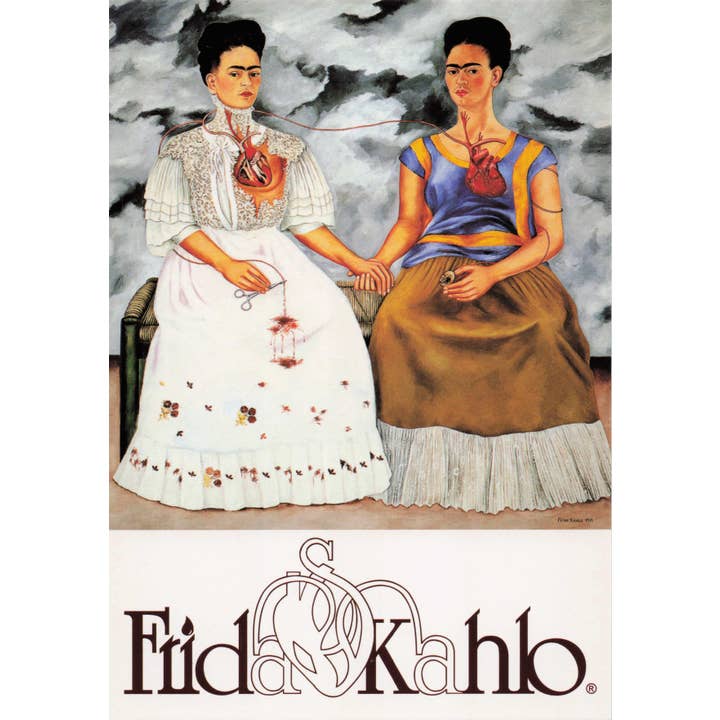 Tesoros Trading Company - Wholesale Postcard - Frida Kahlo Postcard Series- Two Fridas-35