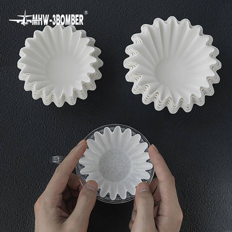 CAPTN Coffee - Wholesale Coffee Filter - Filter paper MHW-3Bomber Alternative Kalita Wave 155, 50 pcs.6