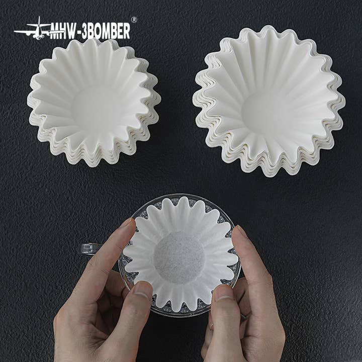 CAPTN Coffee - Wholesale Coffee Filter - Filter paper MHW-3Bomber Alternative Kalita Wave 185, 50 pcs.6