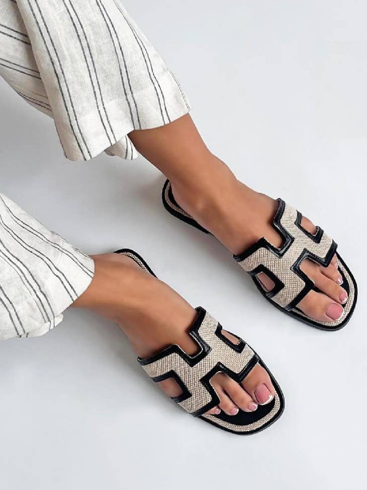 No Doubt Shoes – wholesale Sandals – Women's – FAUX LEATHER DESIGNER STRAP SANDALS9