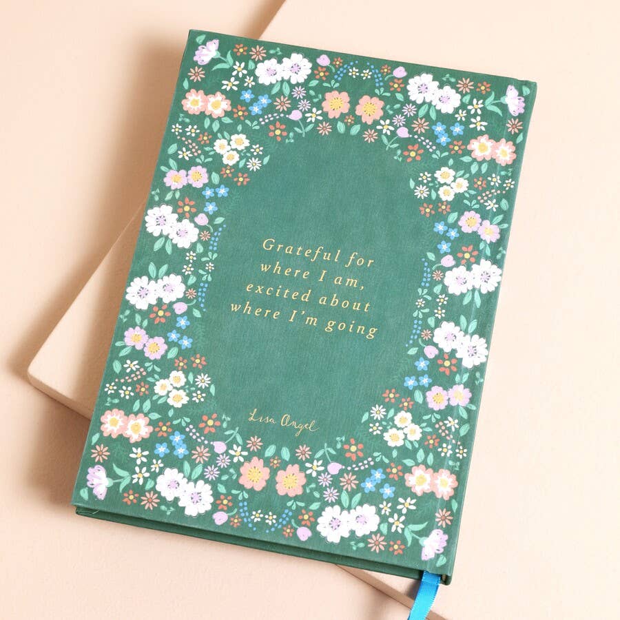Lisa Angel - Wholesale Journal/Diary - Green Floral Daily Gratitude Journal6