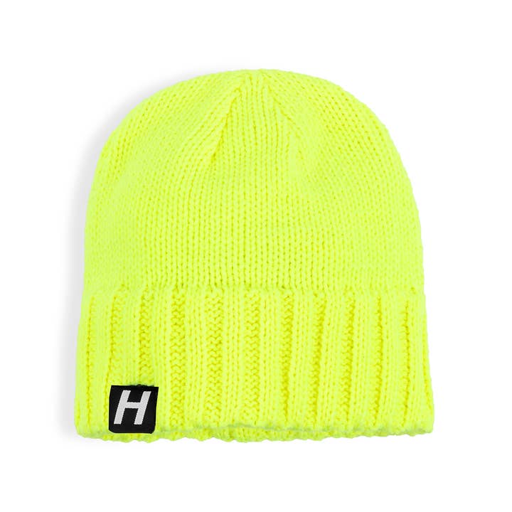 Baby + Kid Beanies - Neon Yellow for wholesale by Hipsterkid