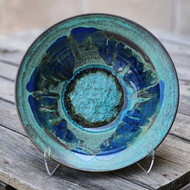 Dock 6 Pottery - Wholesale Decorative Plate/Dish/Bowl - READY TO SHIP - Flare Rim Bowl - Retired Glazes