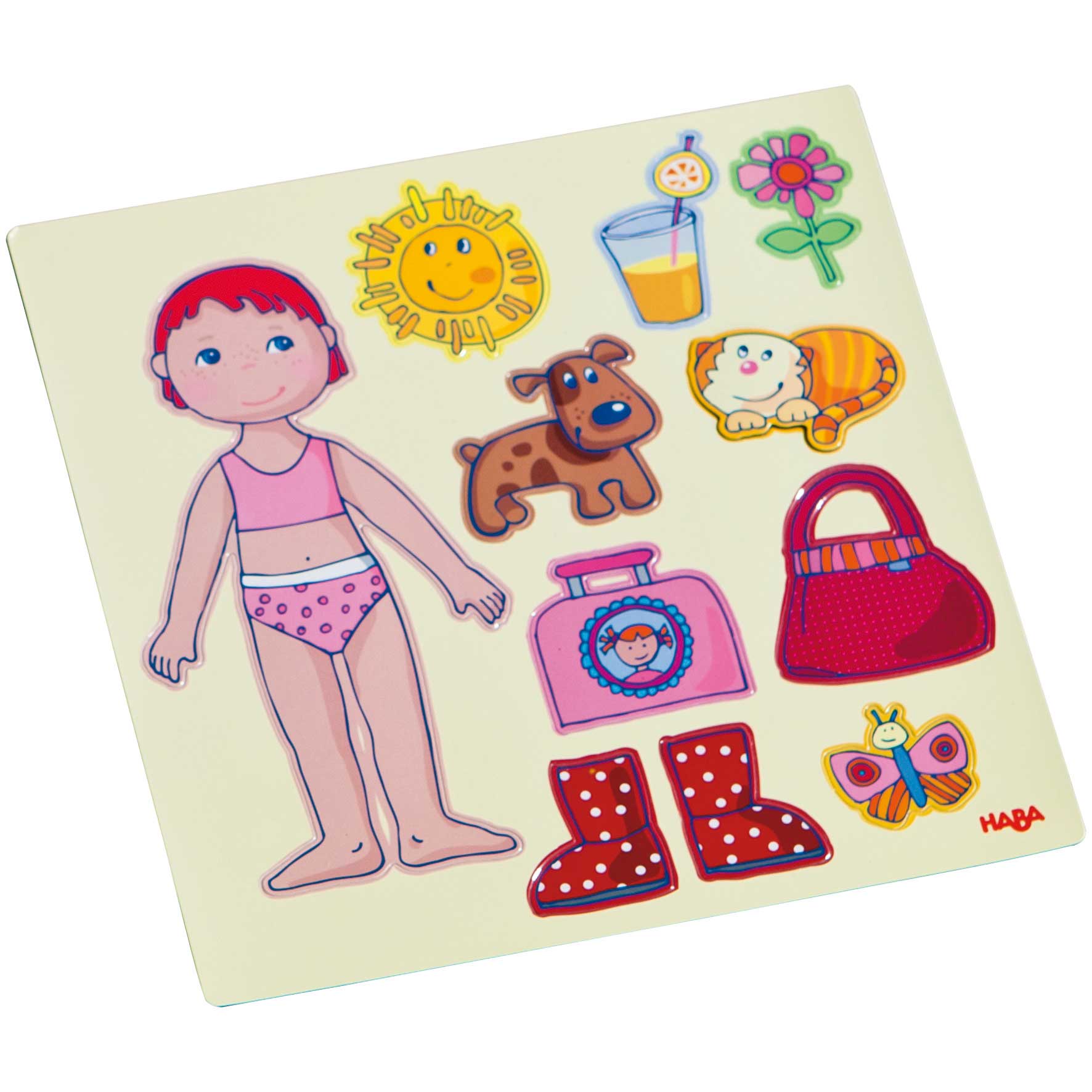 HABA USA - Wholesale Classic Toy - Kids - Dress-Up Doll Lilli Magnetic Game3