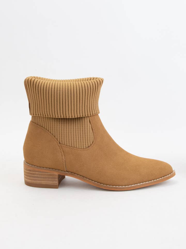 CCOCCI - Wholesale Laarsjes - Dames - MINIPAKKET COCOCCI | GEBREIDE LAARZEN MET OMGESLAGEN MANCHETTEN EN SPITSE NEUS5