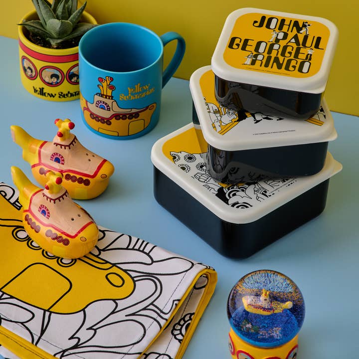 Half Moon Bay By Design - Wholesale Lunch Bag/Box - Snack Container Lunch Boxes The Beatles Yellow Submarine