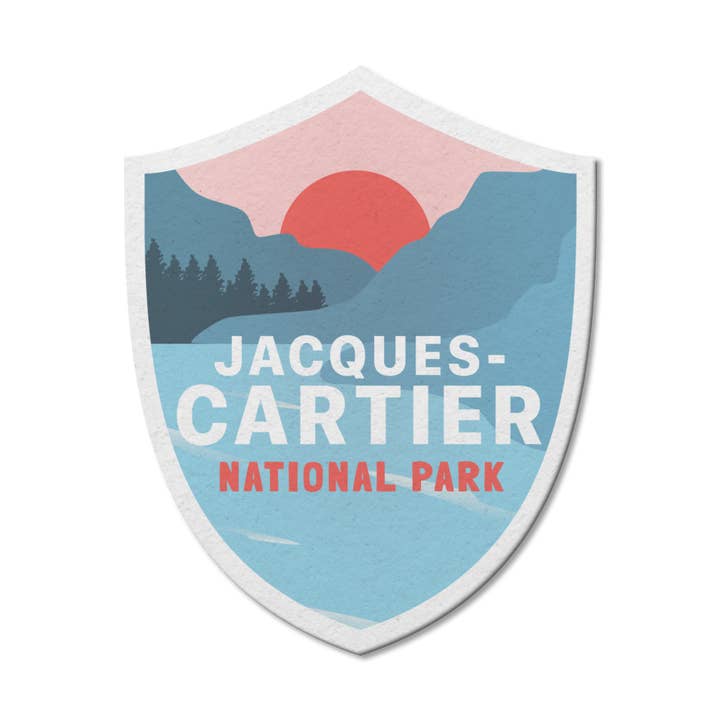 Jacques-Cartier Quebec National Park Waterproof Vinyl Sticker for wholesale by Canada Untamed