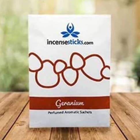 Aromatiske poser-Geranium for engroshandel hos Incense Sticks