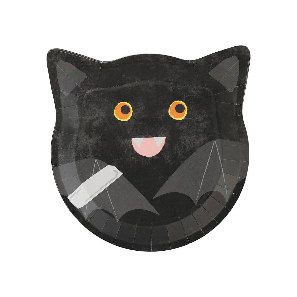 Talking Tables EU - Wholesale Disposable Plate - Calamity Coco Cat / Bat Shaped Paper Plates -  10 Pack2