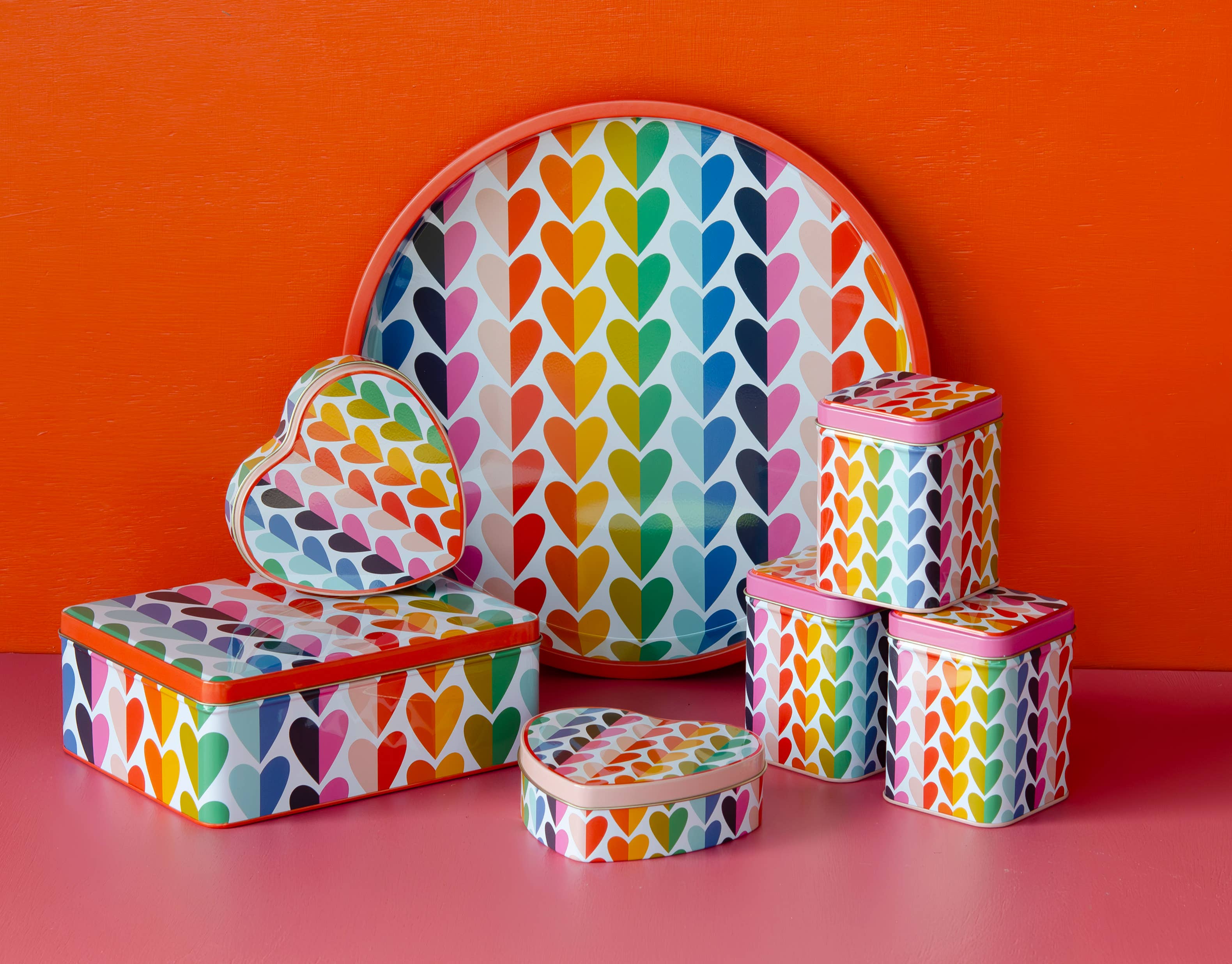 Tin Treats – wholesale Decorative box – Kate Rhees - Hearts Small Heart Tin with Peppermint Creams1