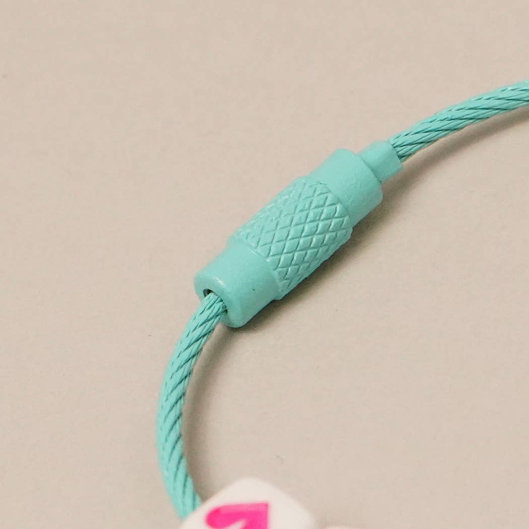 Fashion City – Porta-chaves - Mulher por atacado – Bolsa de Chaveiro Happy Face Flower xadrez com Arco Charme11