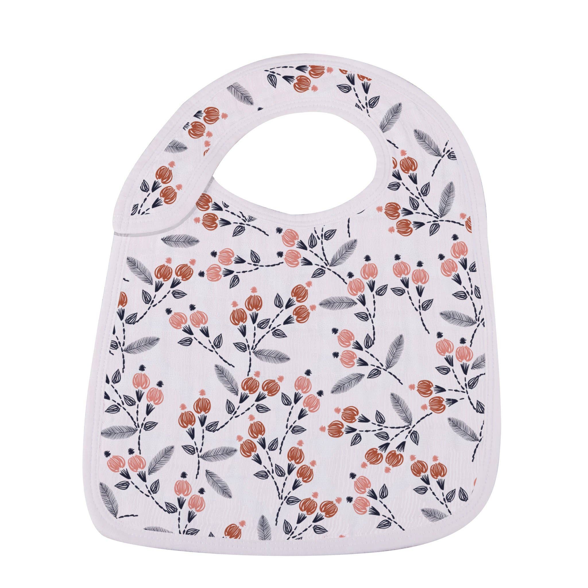 Newcastle Classics - Wholesale Bib - Baby - Blooms Snap Bibs3