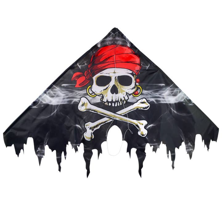 Cerf-volant Delta 50" Smokin' Pirate Fringe pour la vente par In the Breeze, LLC.