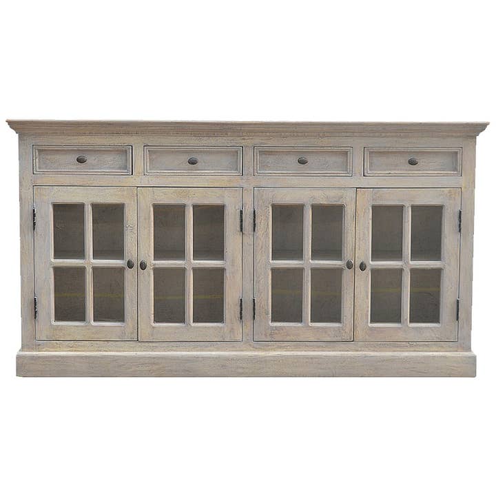 Buffet latéral en pierre lavée à l'acide émaillé pour la vente par Artisan Furniture