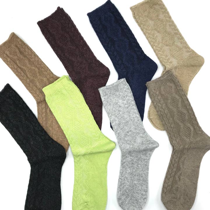 Wool Cardigan Knit *2 pack - Women's for wholesale by Socks Kick