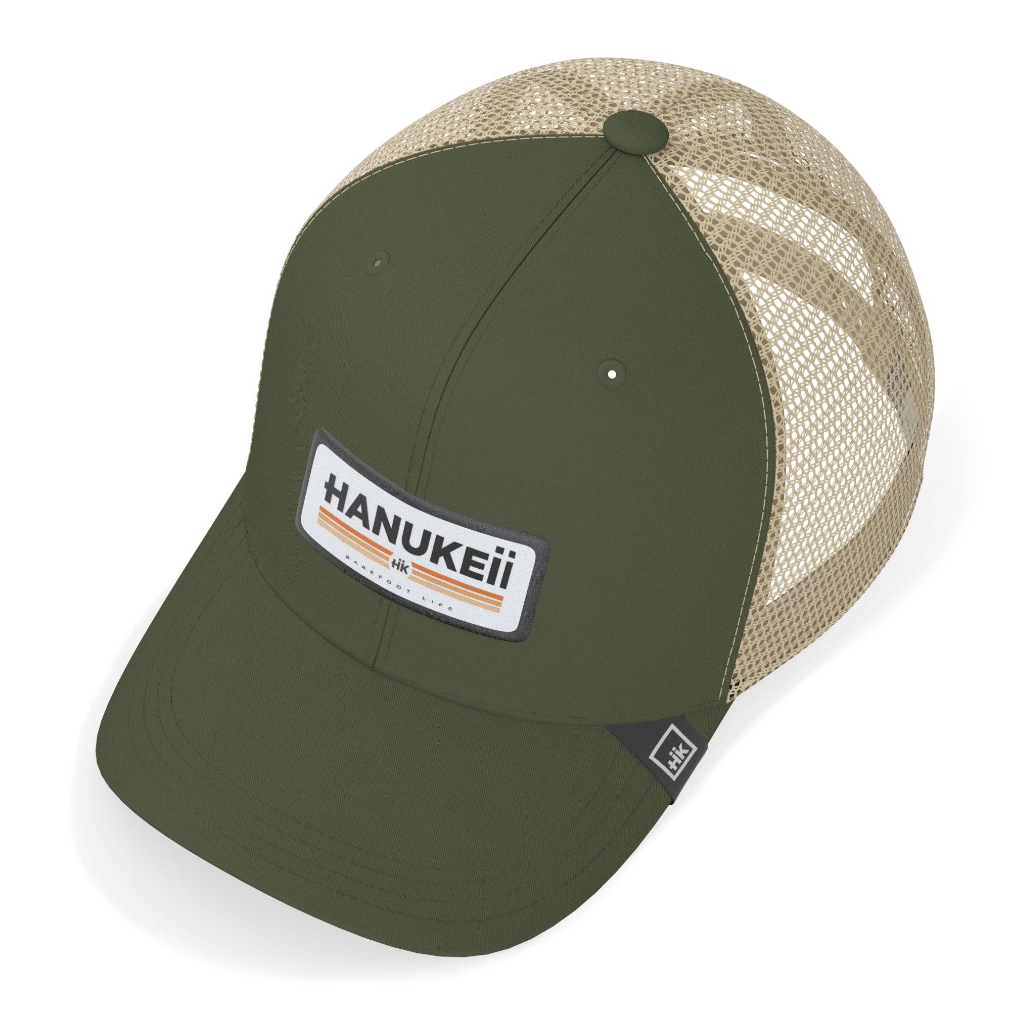 Indicom Brands - Wholesale Trucker Hat - Unisex - Barefoot Green / Beige15
