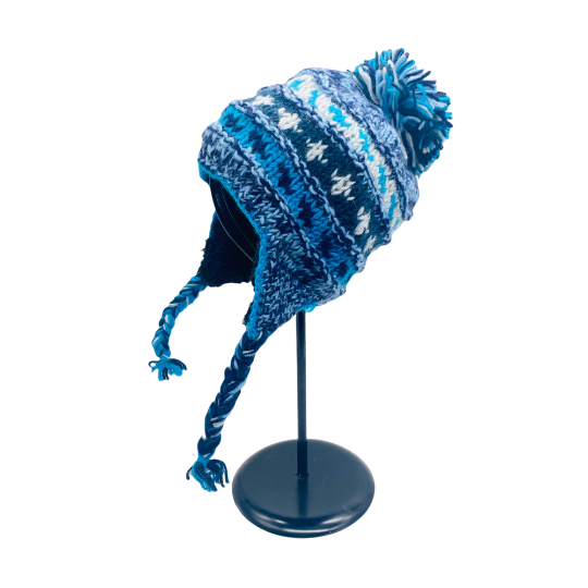 Karma Nepal Crafts - Wholesale Winter Accessory Set - Kids - Hand Knit Winter Kids Hat with Gloves5