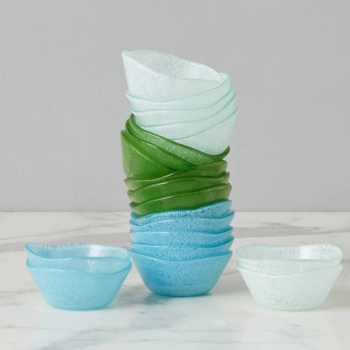 etúHOME - Vente Bols à condiments/sauces - Bol rond à trempette/condiment en verre, blanc1