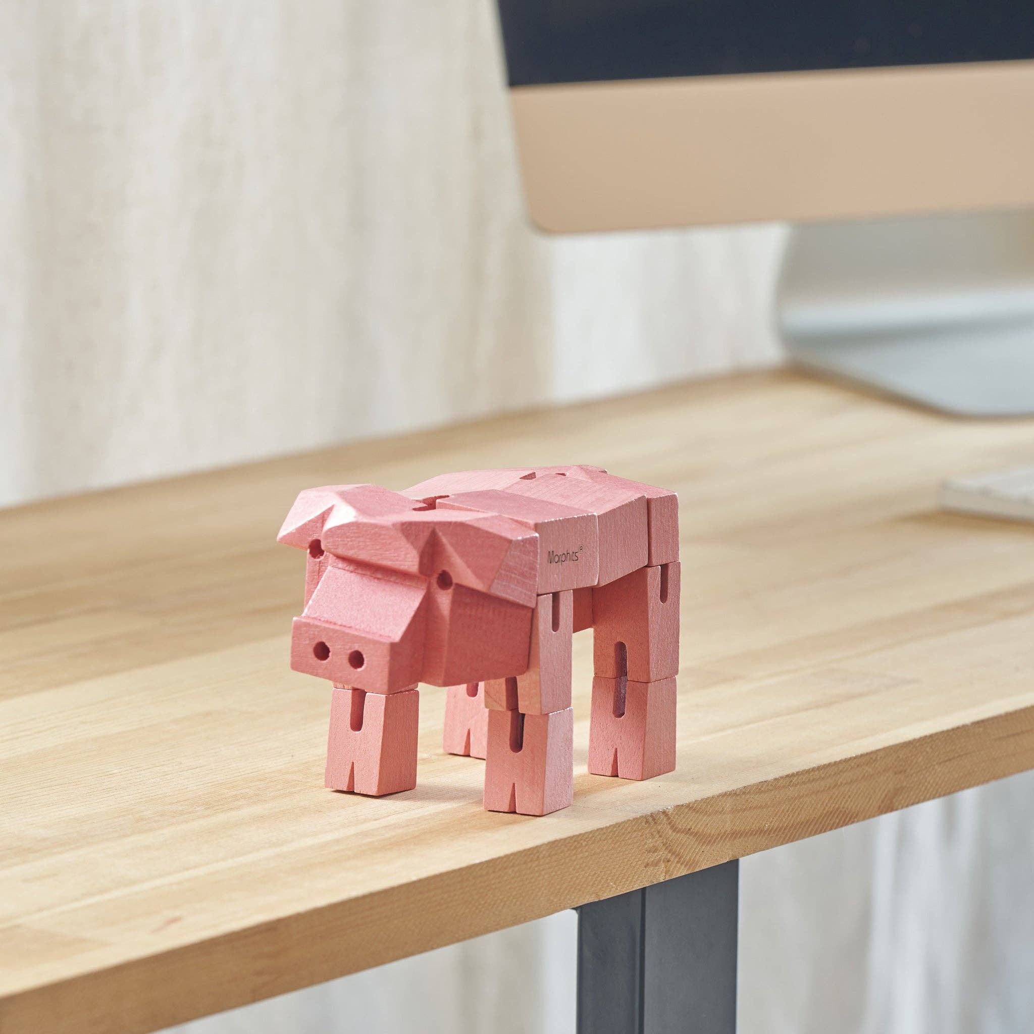 Yoshiaki Ito Design - Vendita all'ingrosso Giocattolo in legno - Bambini - Giocattolo in legno Morphits® Pig: Bizzarro set da gioco in legno Companio7