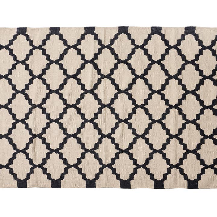 BIANCO, NERO Tappeto In Cotone in vendita all'ingrosso su Faire