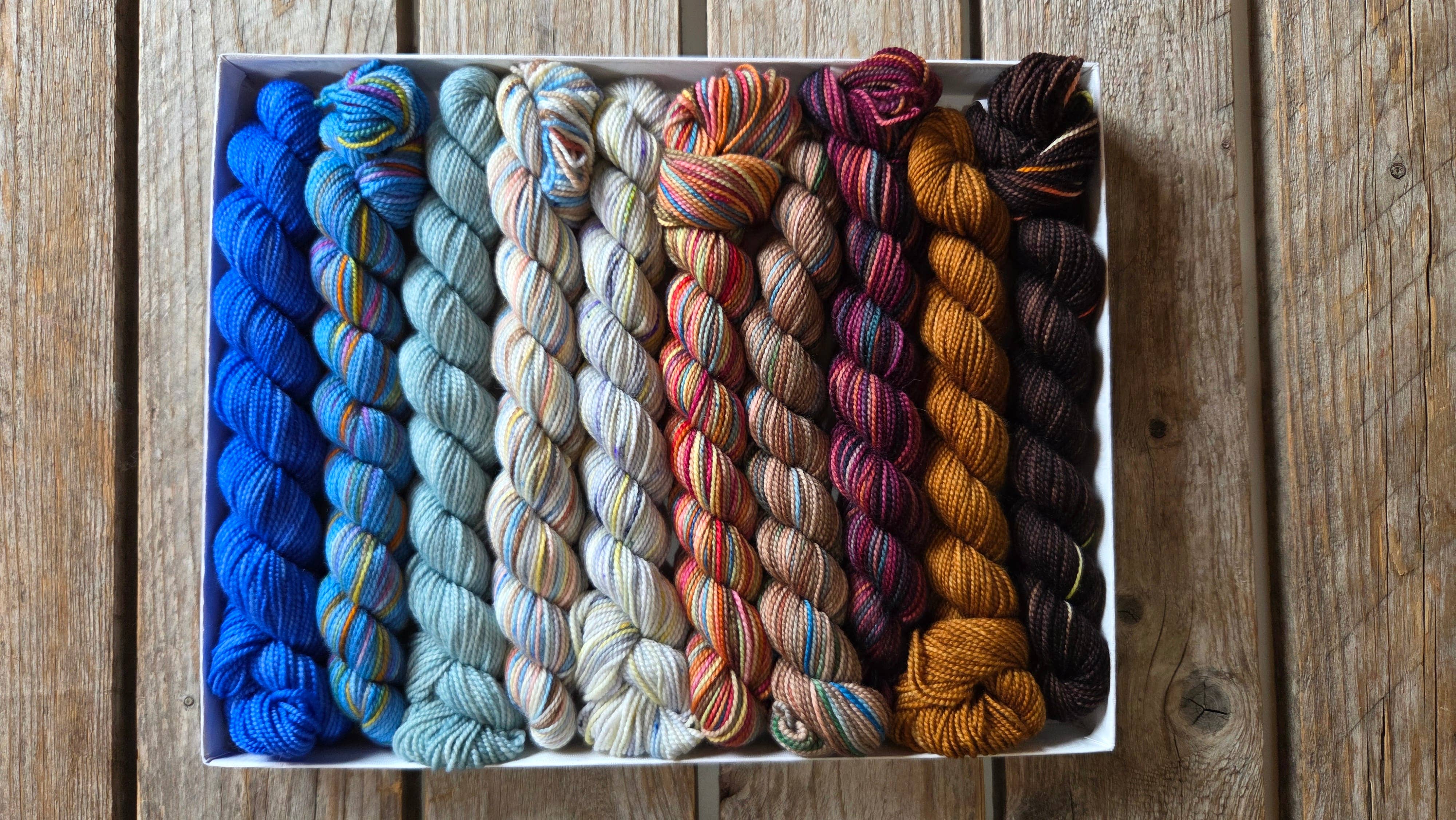 Koigu Wool Designs - Wholesale Yarn - Wibbly-Wobbly Scarf Mini Skein Sets (LYS DAY 2026)33