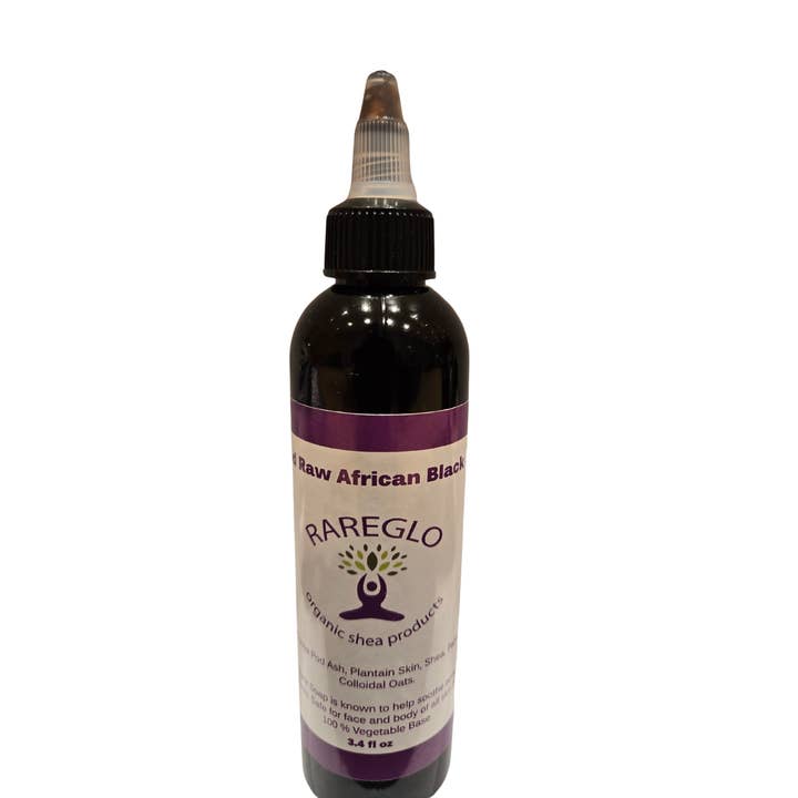 RareGlo Organic Shea Products - Wholesale Facial Cleanser - Liquid Raw African Black Soap1