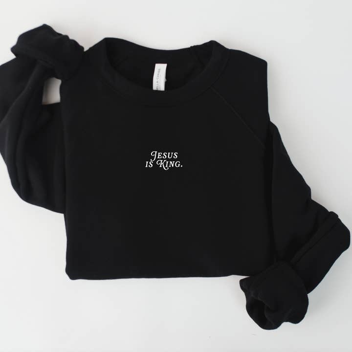 Jesus is King - Adult Sweatshirt for wholesale by SBG Co.