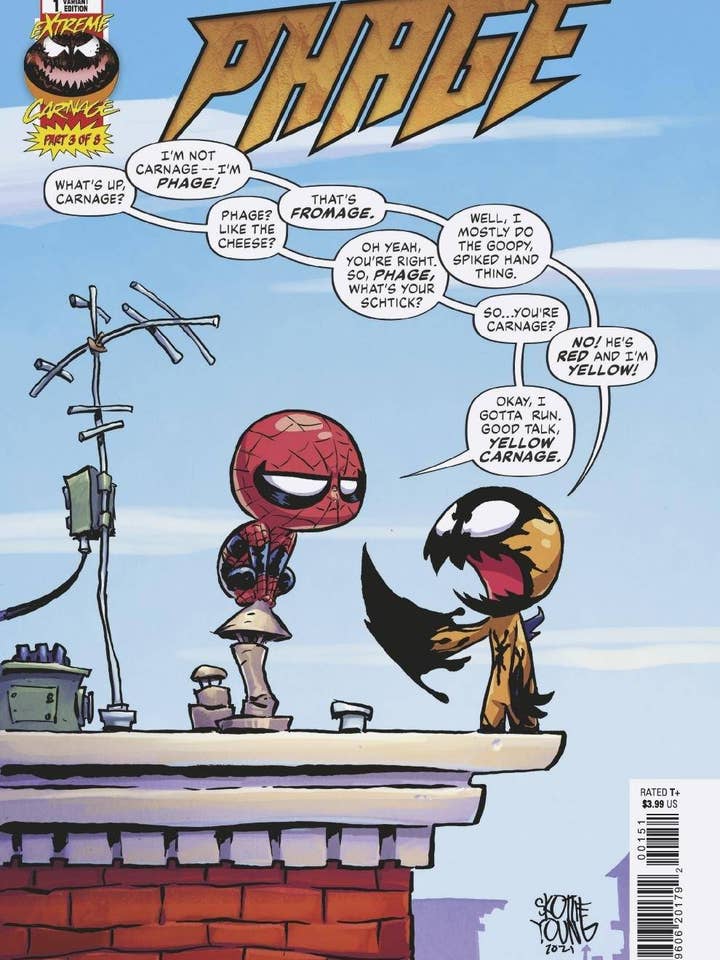 EXTREME CARNAGE PHAGE #1 SKOTTIE YOUNG VAR (21/07/2021) por atacado de Unknown Comics