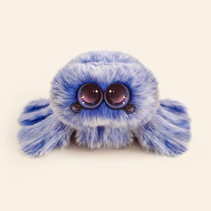 Sneeuwbal | Saffierblauwe Spin Knuffel Speelgoed voor wholesale door LULUFUNSTUDIO