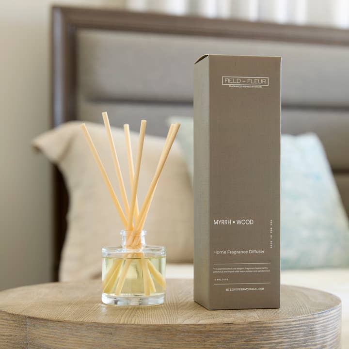 Hillhouse Naturals/Field+Fleur – wholesale Reed diffuser – Myrrh Wood Diffuser Reed 4oz. Ctn.61