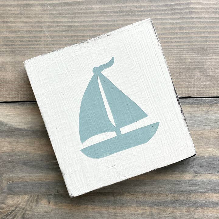 Anchored Soul Designs - Wholesale Sign - Sailboat Sign, nautical beach decor, coastal design, lake3