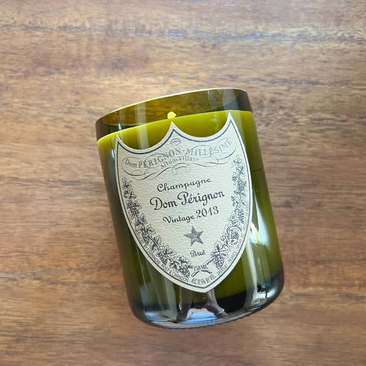 Scottsdale Candle Co - Wholesale Jar/Filled Candle - Recycled Dom P Bottle - Vintage Label Candle9