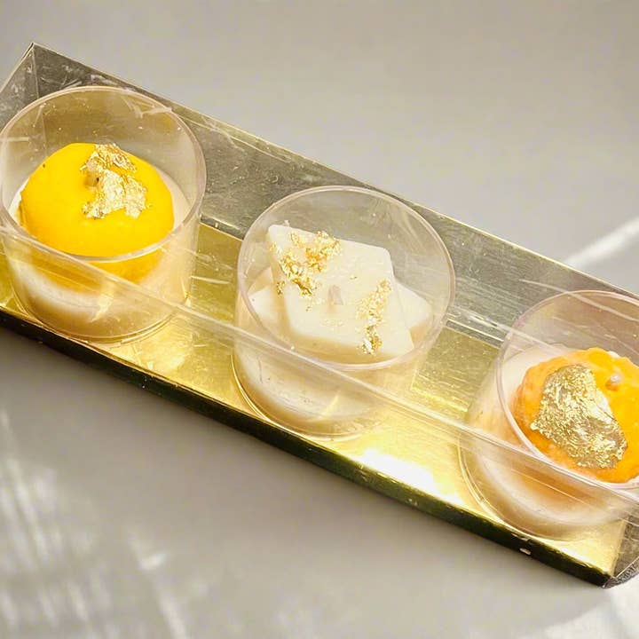 Kourage & co - Wholesale Novelty Candle - Ladoo & Peda Diya Candle1