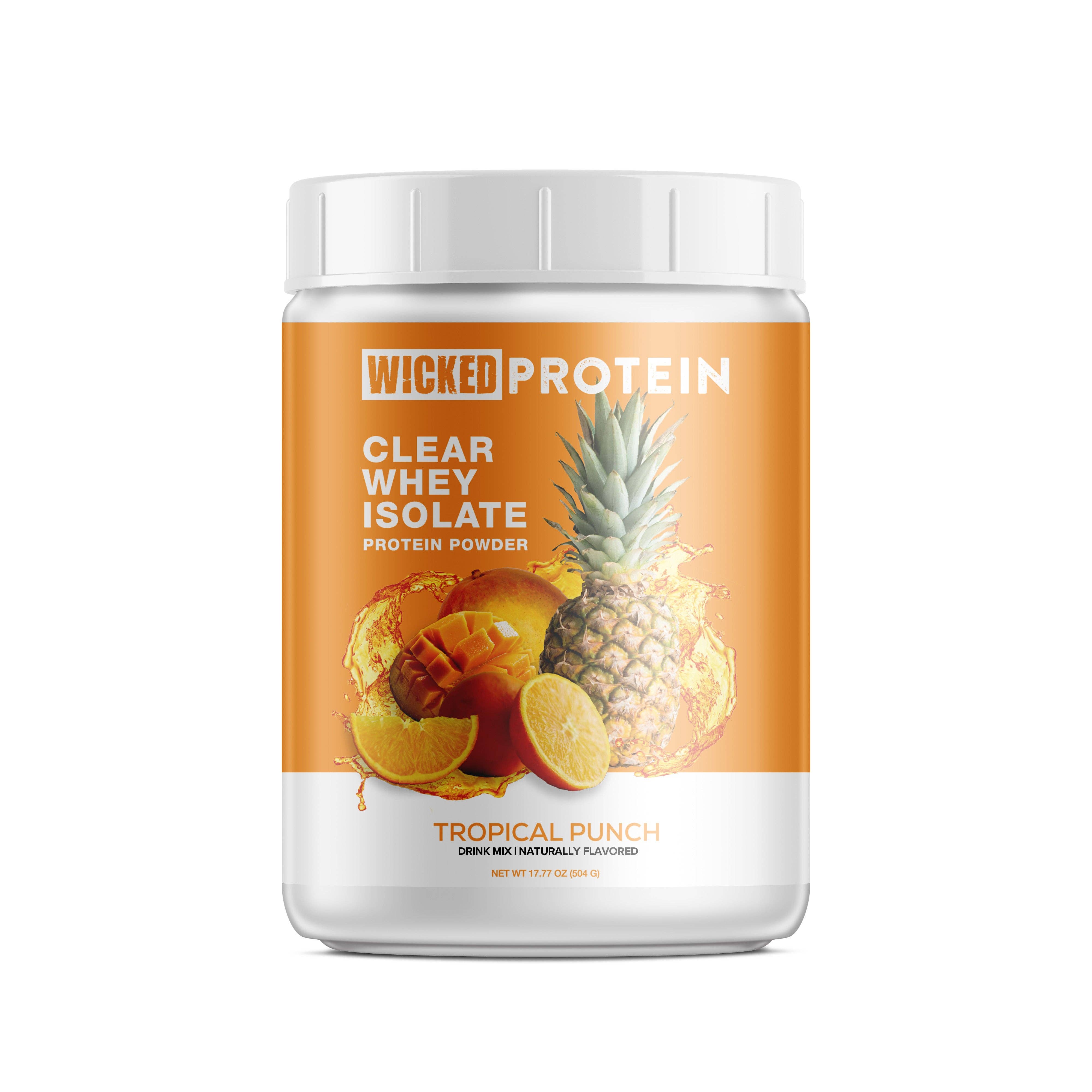 WICKED Protein - Wholesale Protein/Superfood Powder - WICKED Tropical Punch Clear Whey Isolate Protein Powder (PRE ORDER)