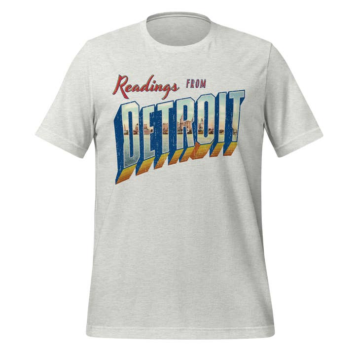 Maglietta Detroit Readings per la vendita all'ingrosso da parte di Fables & Tales Co.