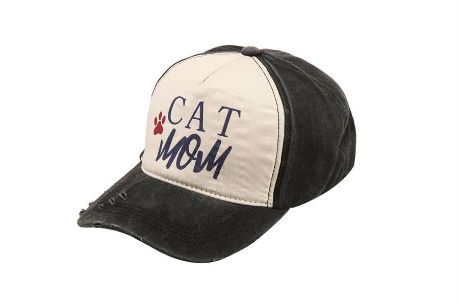 Nima Accessories Inc - Wholesale Baseball Cap - Women's - Women's Cat Mom Printed Baseball Cap2