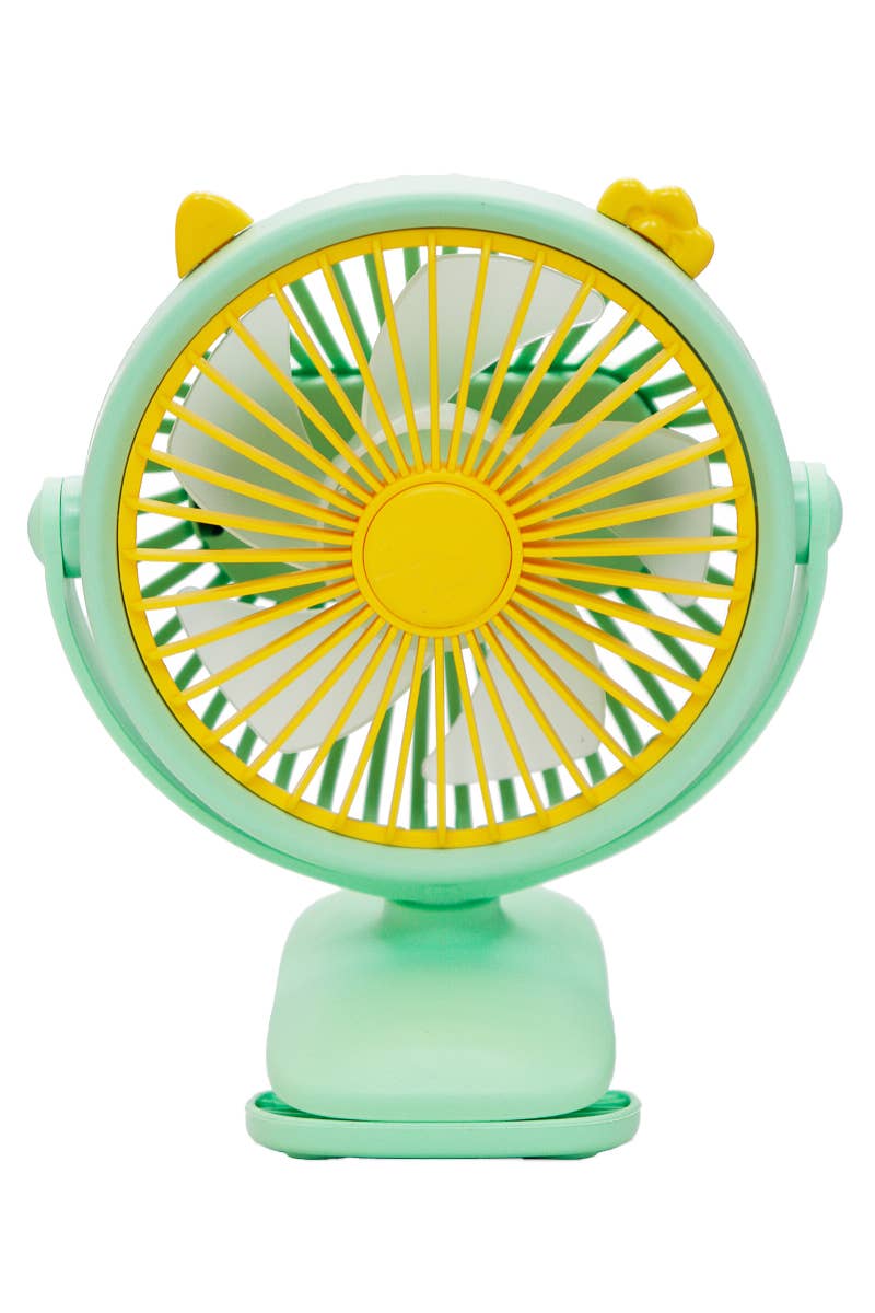 Cap Zone - Wholesale Handheld Electric Fan - Clip-On Rechargeable Portable Small Desk Fan7
