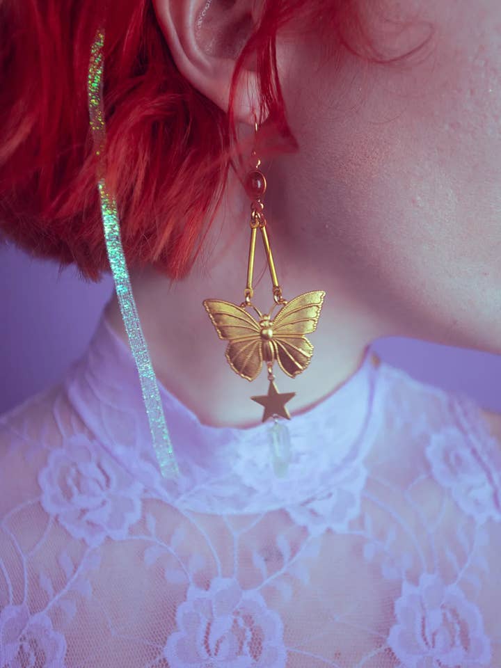 Ohrringe Butterfly Maiden für den Großhandel von Flatwoods Fawn