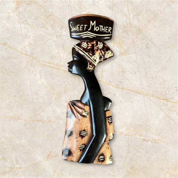 AfriMart International - Venta al por mayor Cartel de pared - Arte/decoración de pared de madera de mar africana hecha a mano