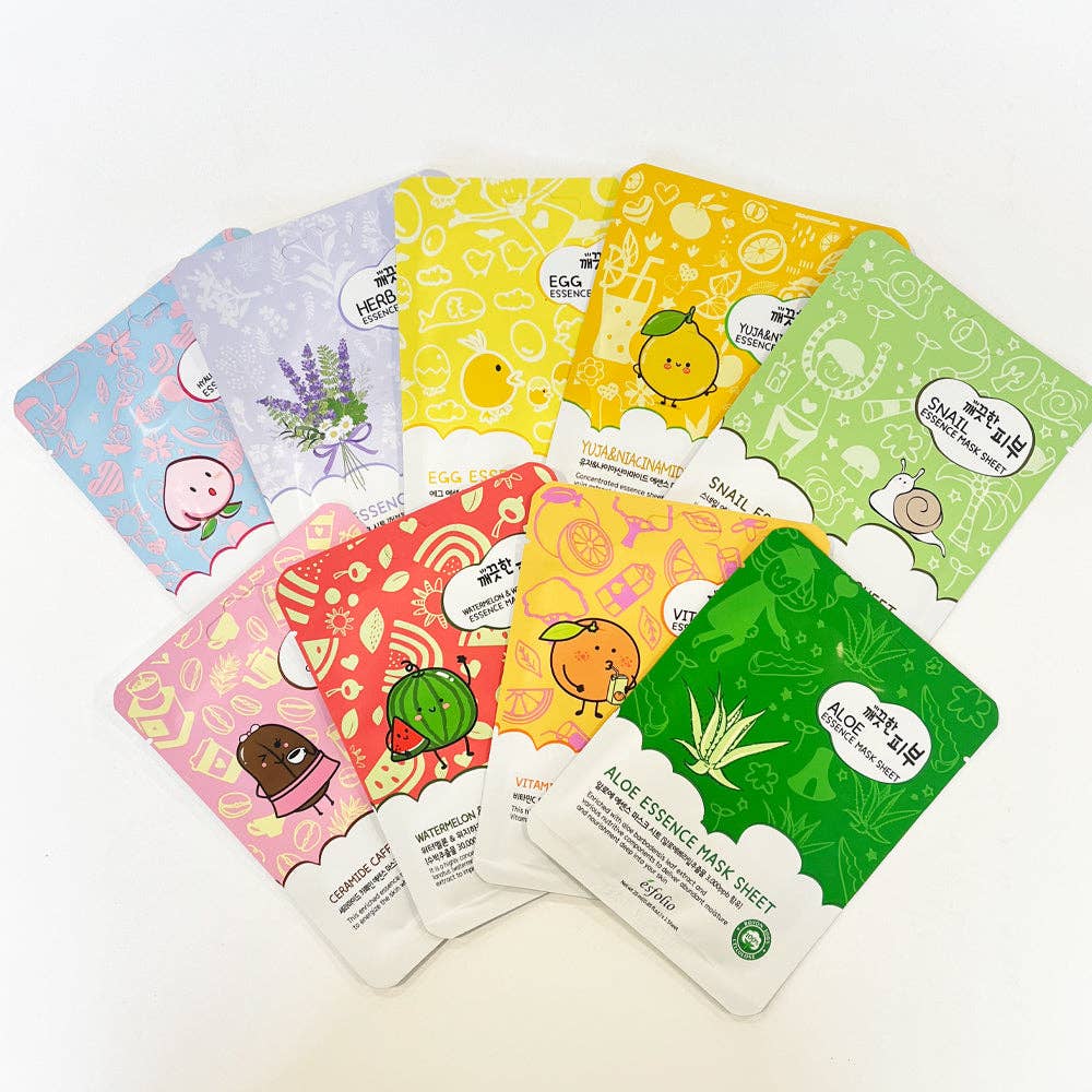 Walana Beauty - Wholesale Skincare Face Mask - PURE SKIN ESSENCE MASK SHEET ASSORTMENT B0