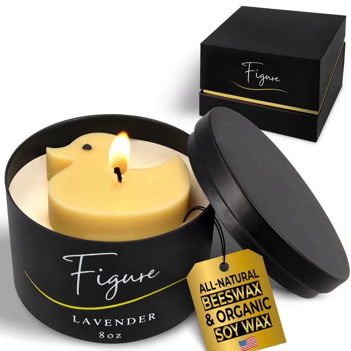 Candela a forma di papera di gomma gialla per la vendita all'ingrosso da parte di Figure