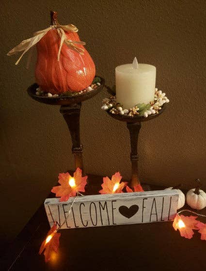 Moderny - Vendita all'ingrosso Fili di luci - Luci con foglie autunnali2