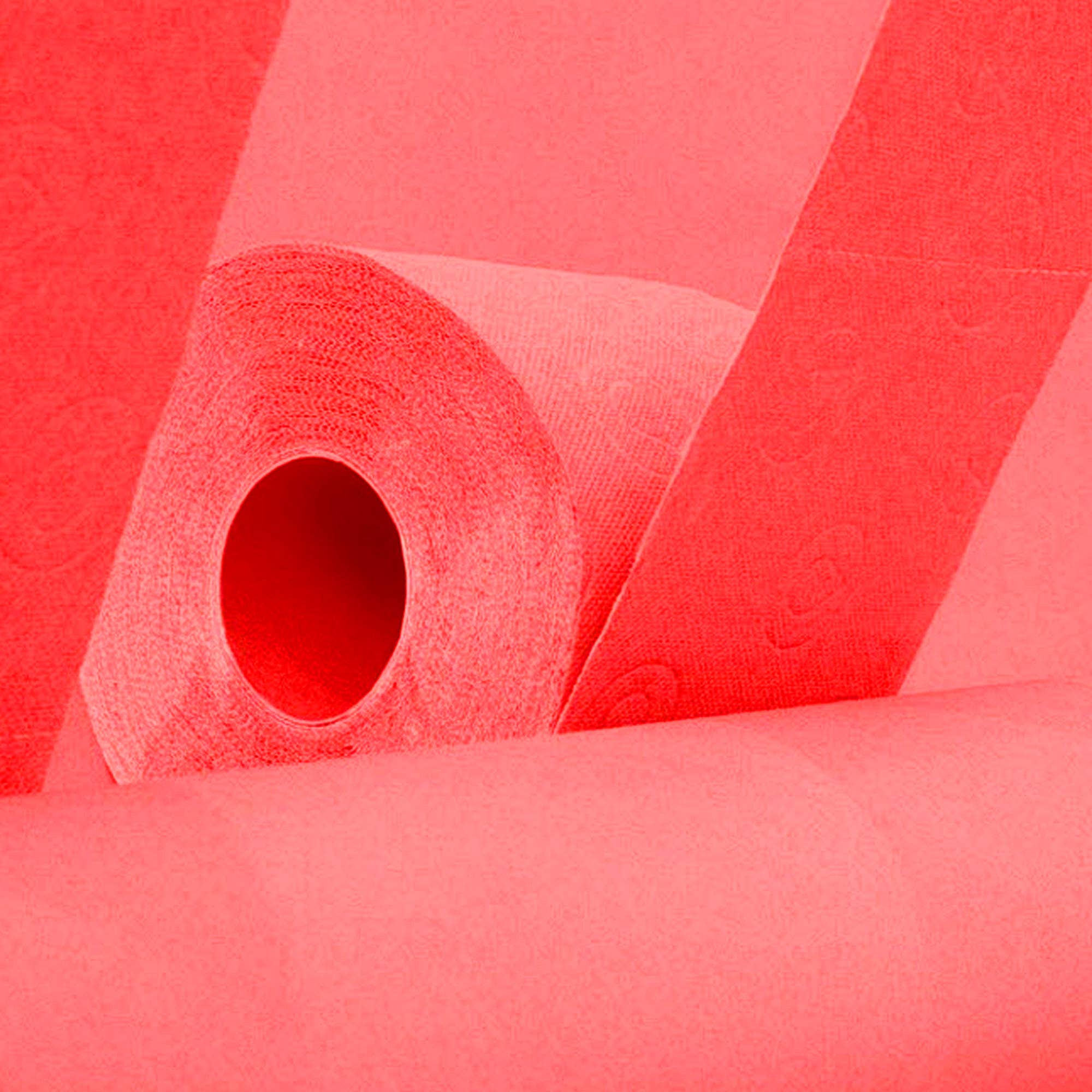 ROLL-LUX - Vente Papier toilette - 10 paquets de 4 rouleaux de papier toilette rouge 3 plis 180 feuilles5