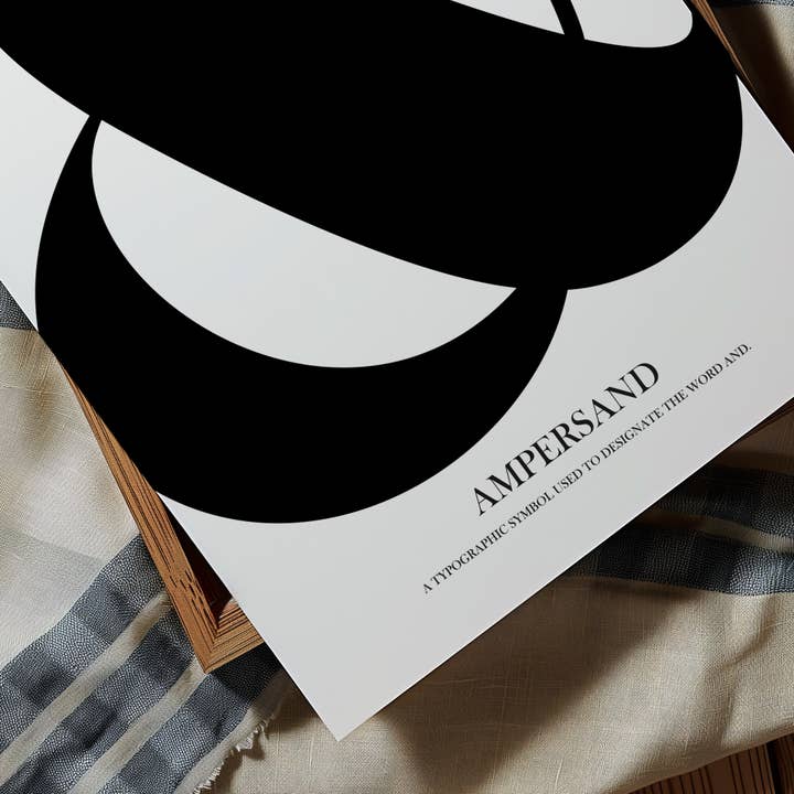 Tales by Jen - Wholesale Poster - poster 'Ampersand'8